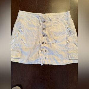Seek The Label White Linen skirt small